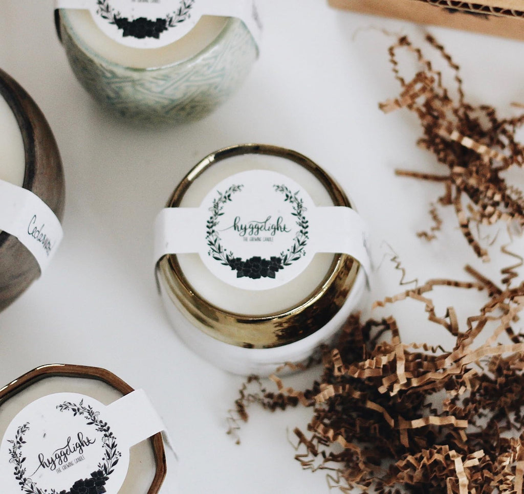 The Growing Candle — Lavender