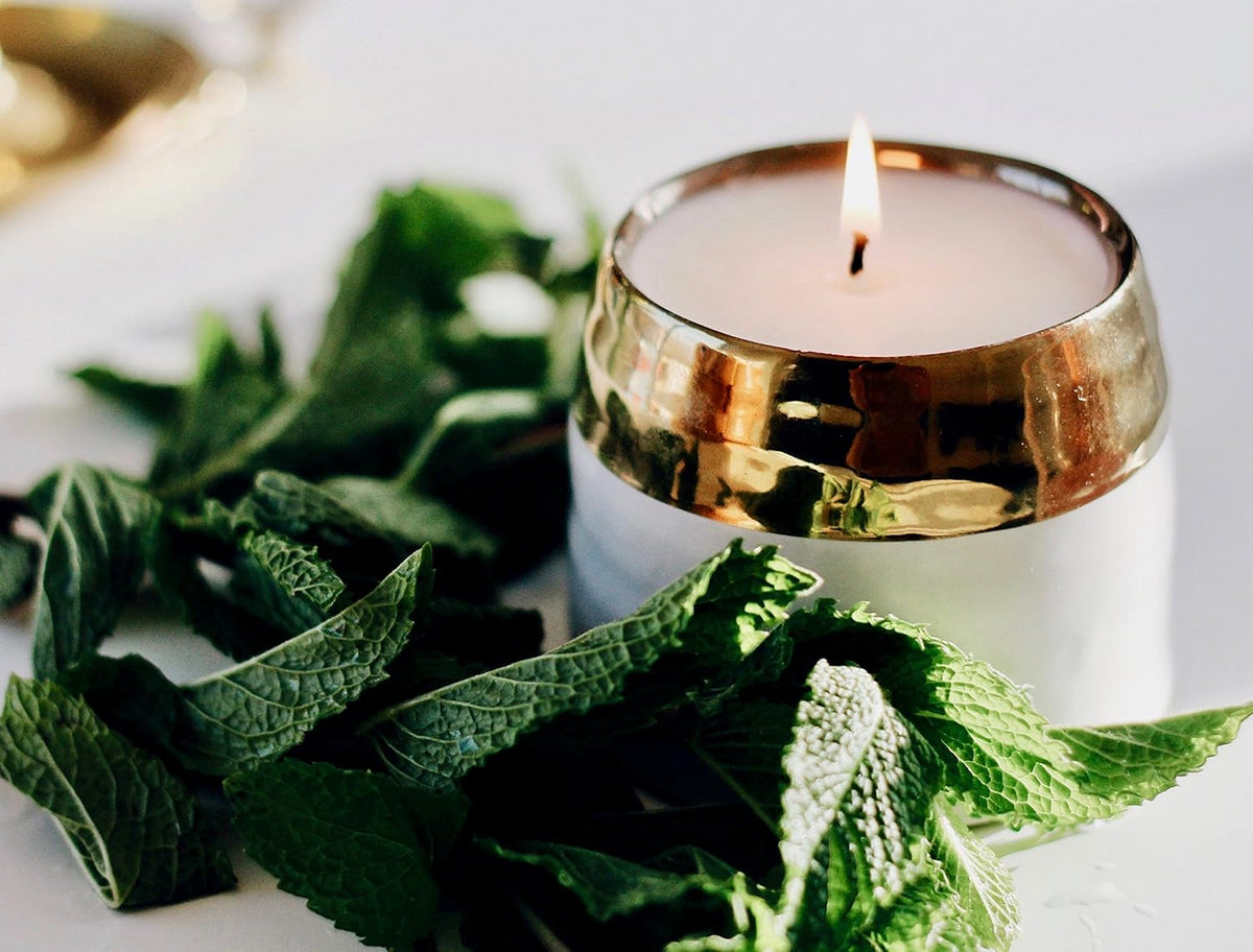 The Growing Candle — Lavender