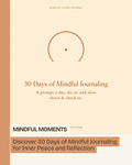 30 Days of Mindful Journaling (Prompt Pack)