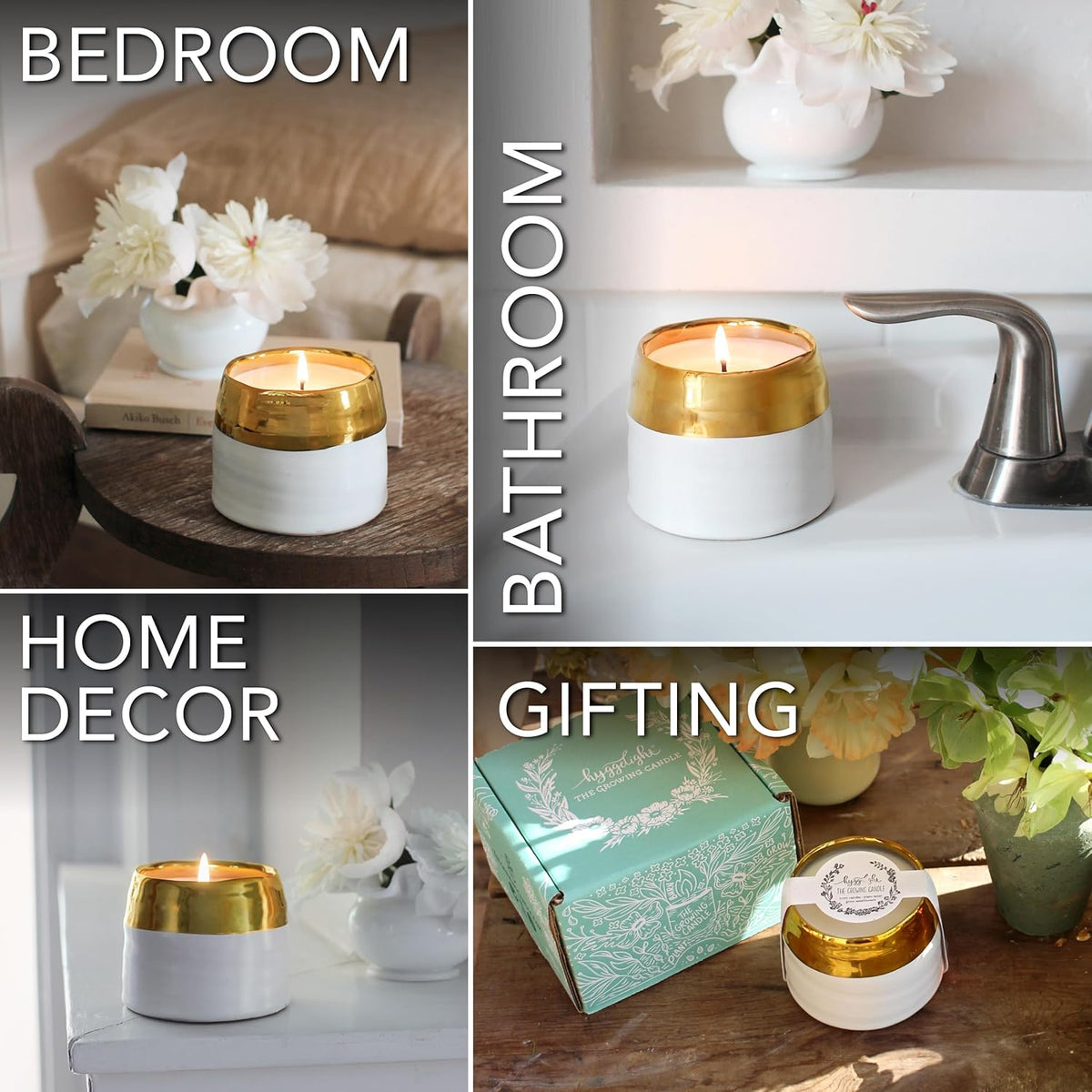 The Growing Candle — Sandalwood & Vanilla